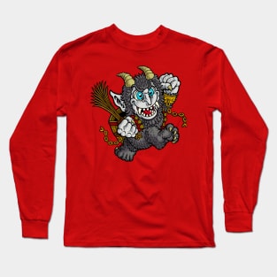 Mini Krampus Christmas Tee! Long Sleeve T-Shirt